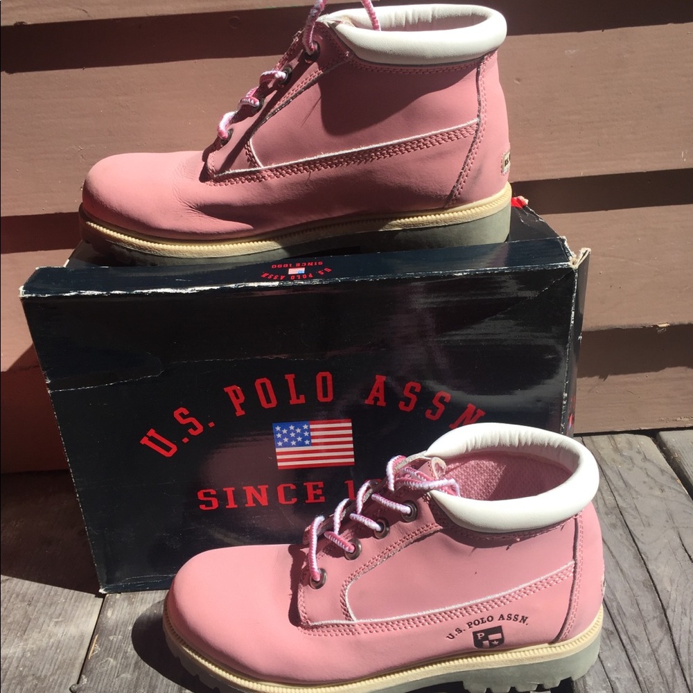 Pink boots style name: BOBBI
